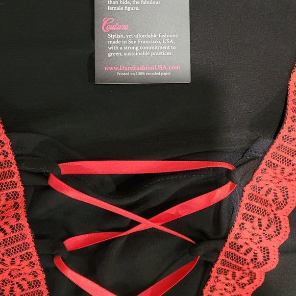 Dare to Wear Ruby Bewitched Top 3X 18 20 - Picture 8 of 16